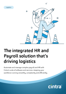 Logistics brochure cover Logistics brochure cover